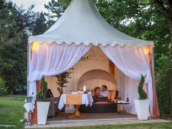 Romantik Pavillon 1 Nacht NS Exklusiv - Einmalig - Eindrucksvoll im Hotel Reiterhof Wirsberg  