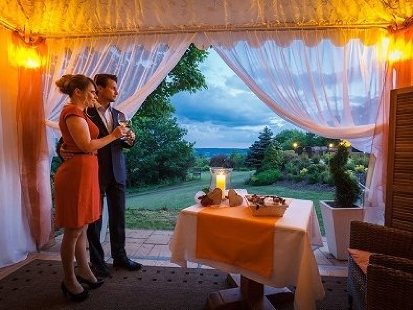 Romantik Pavillon 2 ÜF HS Exklusiv - Einmalig - Eindrucksvoll im Hotel Reiterhof Wirsberg