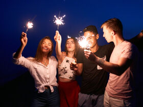 Silvesterfeier in der Natur in Plau am See 2025