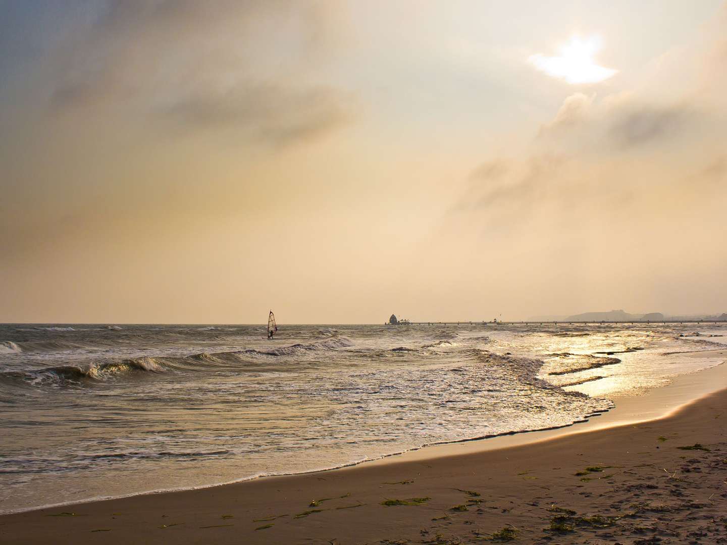 Ostsee verliebt - schnell mal raus an den Strand im Ostseebad Grömitz