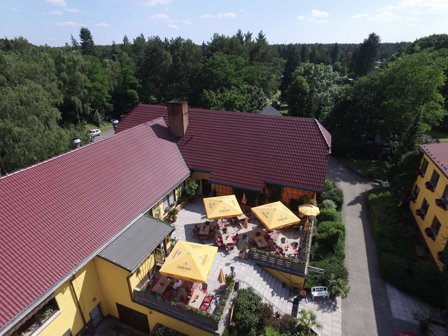 Radler-Landidylle mit Seeblick in Kloster Lehnin