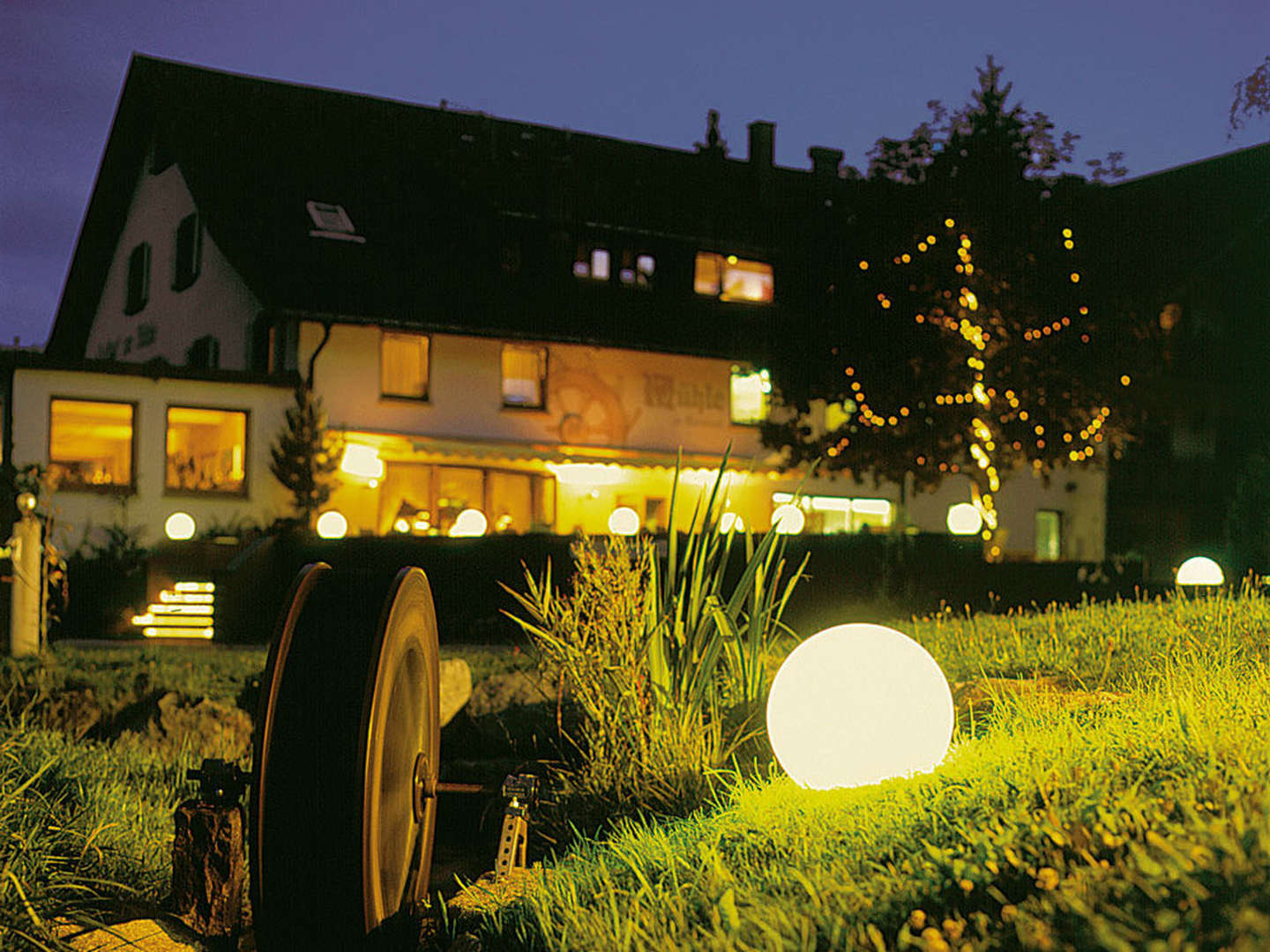 Weihnachten oben auf dem Berg 