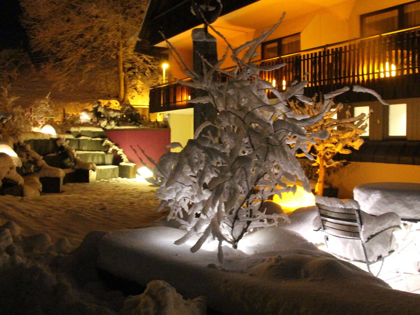 Weihnachten oben auf dem Berg 