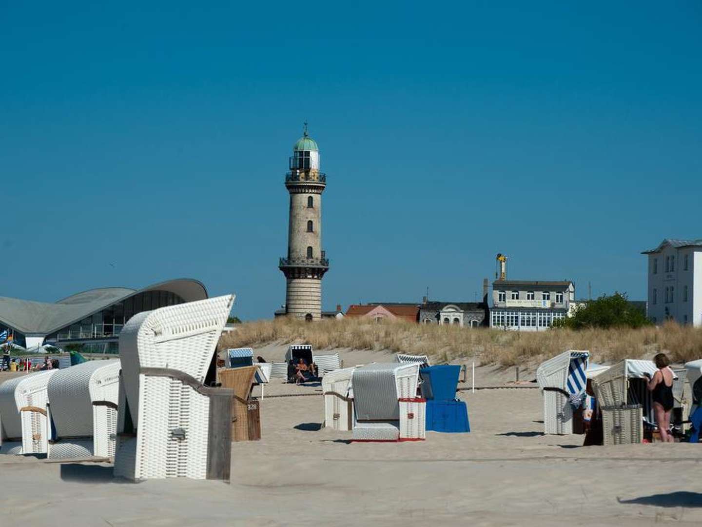 Sonntags am Park in Warnemünde