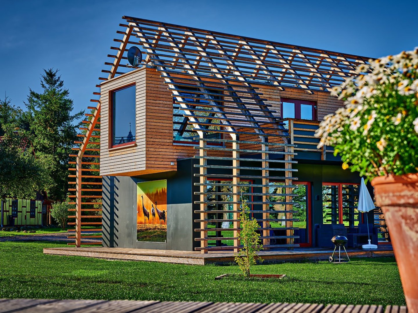 5 Tage Ferienhaus-/Chalet-Urlaub im Bernsteinland in Schloss-Nähe