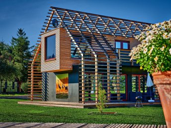 5 Tage Ferienhaus-/Chalet-Urlaub im Bernsteinland in Schloss-Nähe
