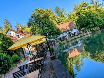 4 Tage Urlaub mit Hund im Waldhotel Silbermühle - Komfort im Naturpark - tgl. Lunch Paket &  Dinner