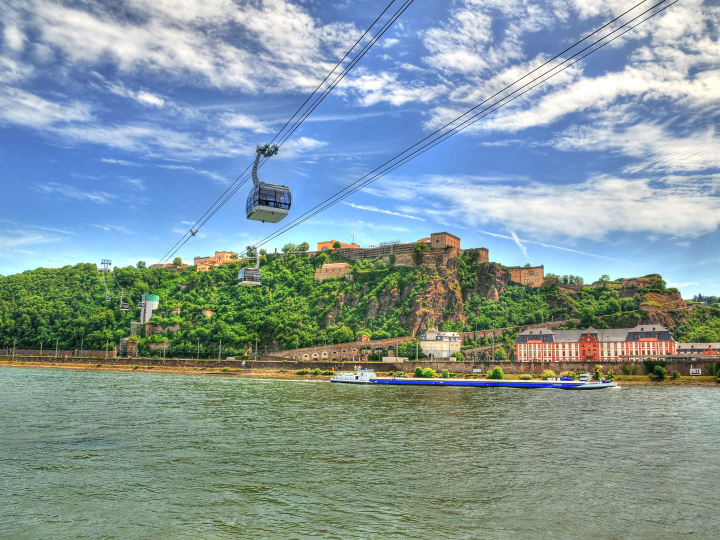 Seilbahn zur Festung Ehrenbreitstein - 3 Tage an Rhein und Mosel in Koblenz inkl. Willkommensgetränk
