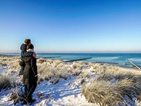 Weihnachten an den Dünen der Ostsee