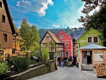 8 Tage in Schmilka direkt an der Elbe in der Sächsischen Schweiz   