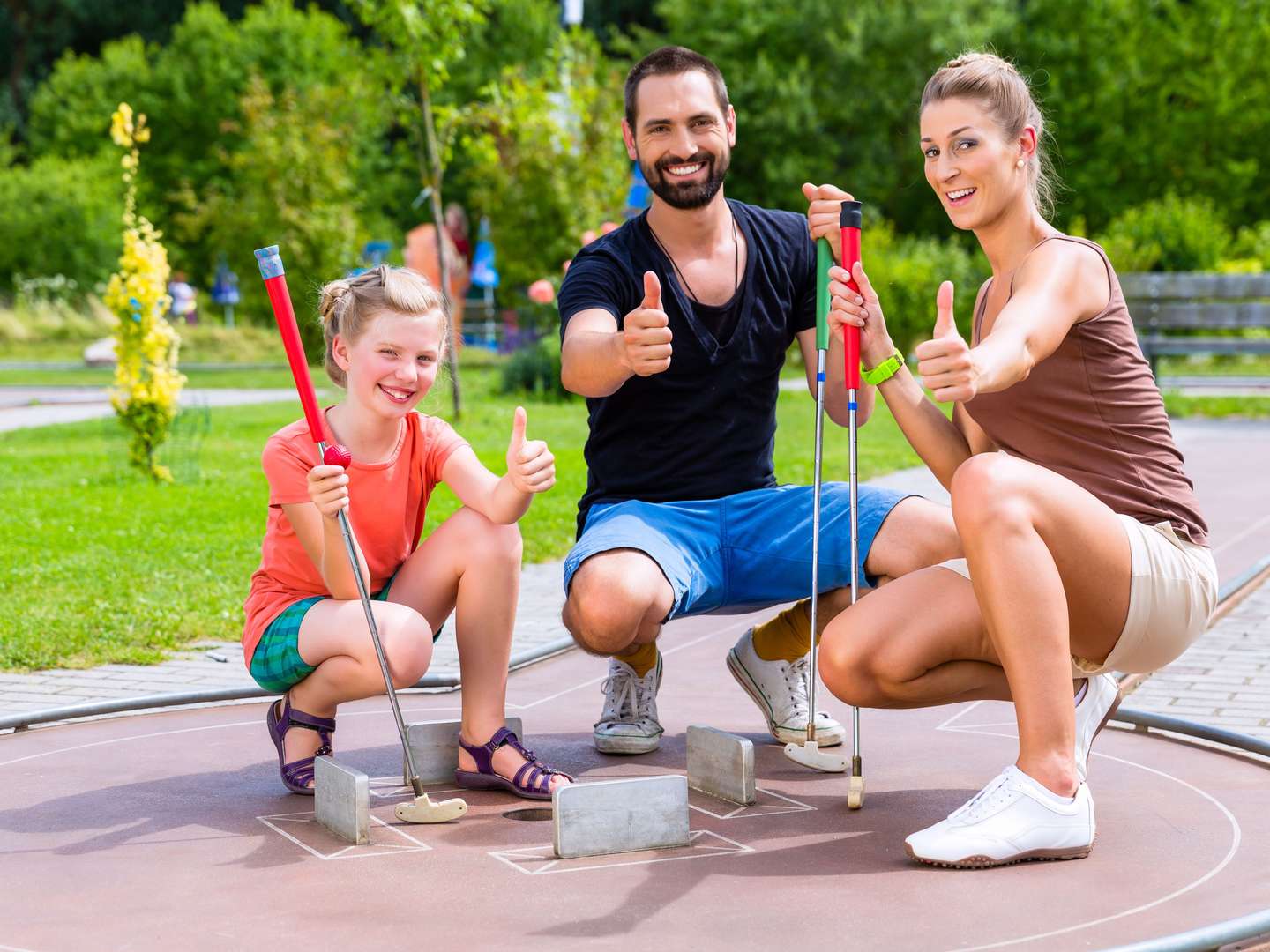 Adventure-Golf in Unterfranken.