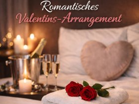 Valentinstag -> Romantische Nacht in Bayern für 2 am direkt See, inkl. Candle-Light Dinner 2