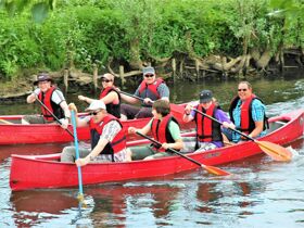 Paddeln in herrlicher Idylle