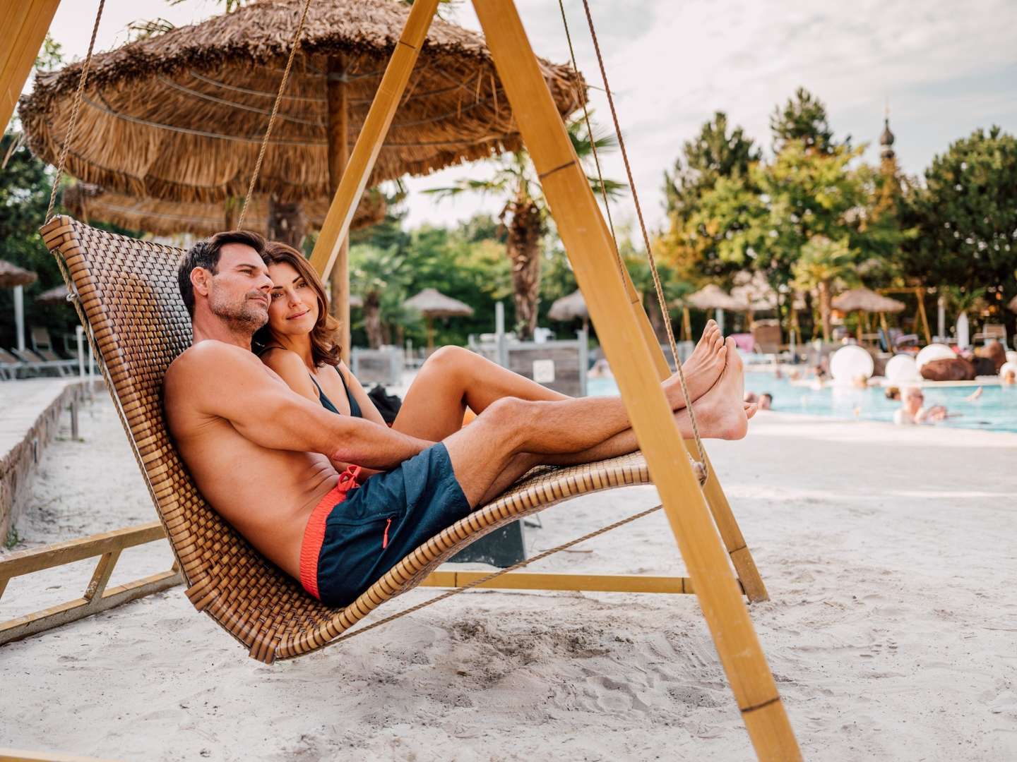 4 Jahreszeiten in Therme der Extraklasse mit Karibik-Flair inkl. Massage