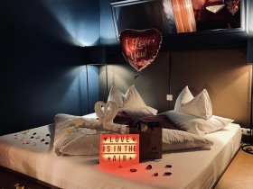 Romantik pur im Kuschelhotel Deluxe mit Kuschelfrühstück und Love-Dinner, Jungle-Spa