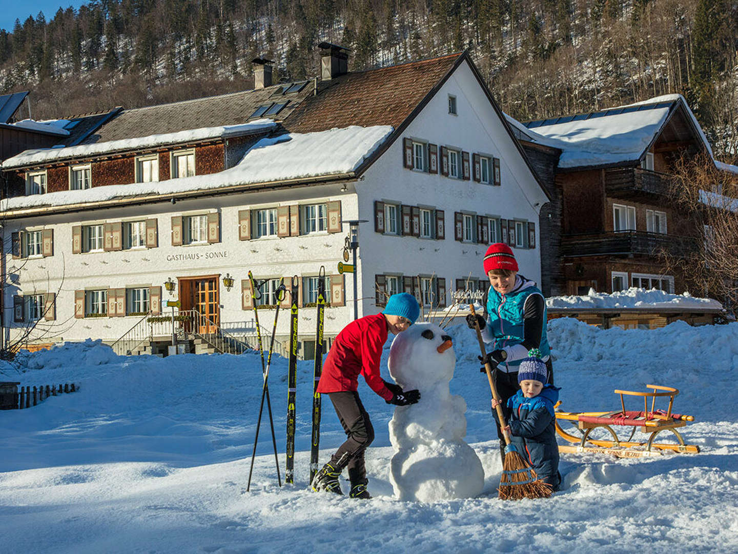 Aktion Kinderschnee im Bregenzerwald inkl. Skikurs für Kids | März