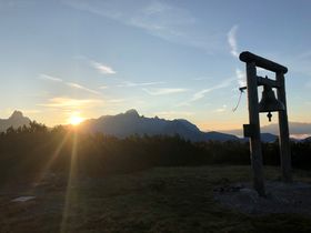 Winterglück in den Bergen