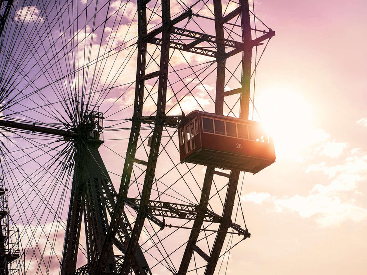 Riesenradromantik in Wien mit Blick über Prater & City | 4 Nächte