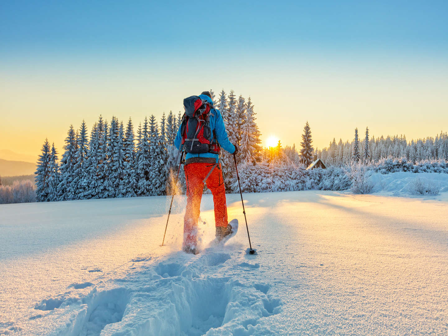 Schneeschuhgeflüster im Naturhotel Schloss Kassegg - erkunden Sie die wunderschöne Landschaft 