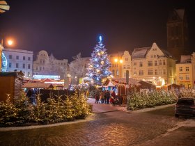 Weihnachtliches Flair in Wismar an der Ostsee