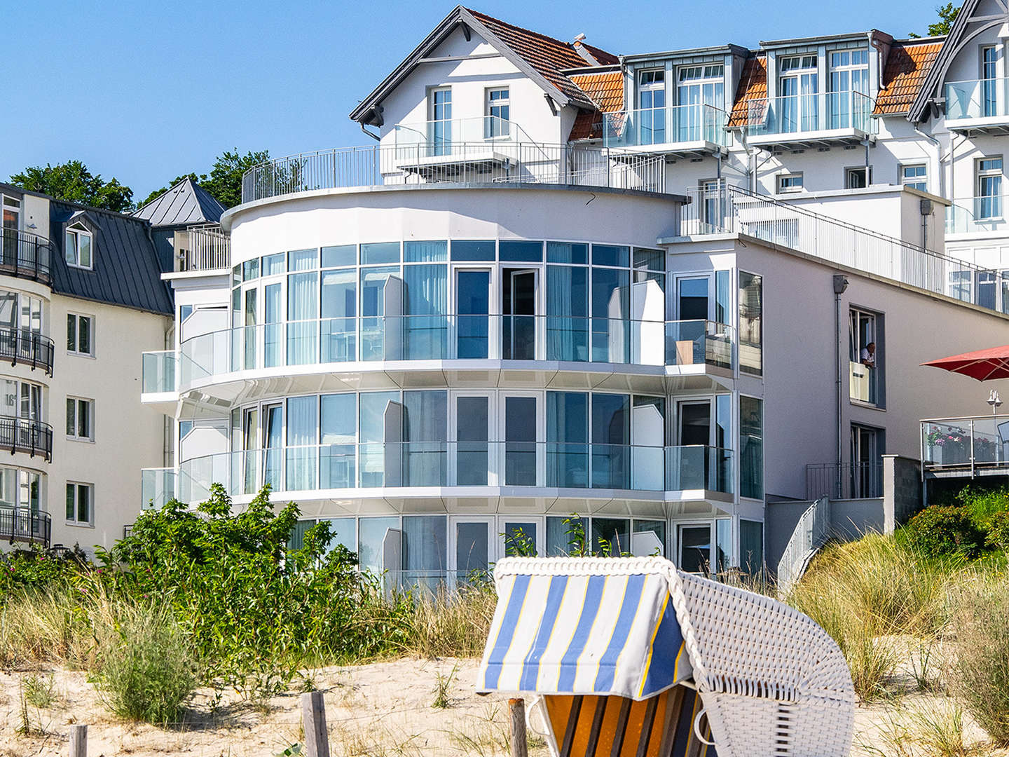 Herbstzeit im Fischerstrand direkt am Meer