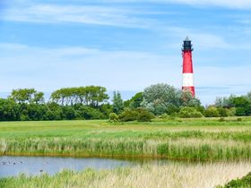 Silvester auf ruhiger Nordseeinsel Pellworm 