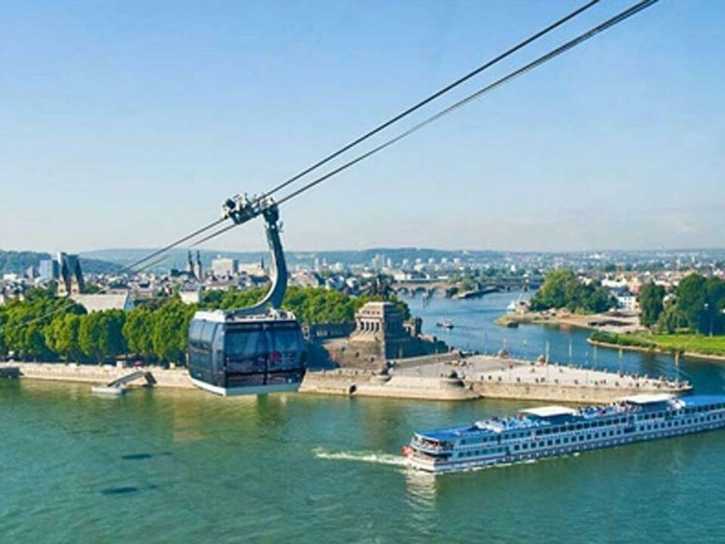 Koblenz entdecken - 4 Tage inkl. Seilbahn & Festung Ehrenbreitstein