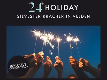 Silvester Kracher in Velden mit Flasche Prosecco | 1 Nacht