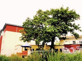 „Kurze Verschnaufpause am Weserradweg “