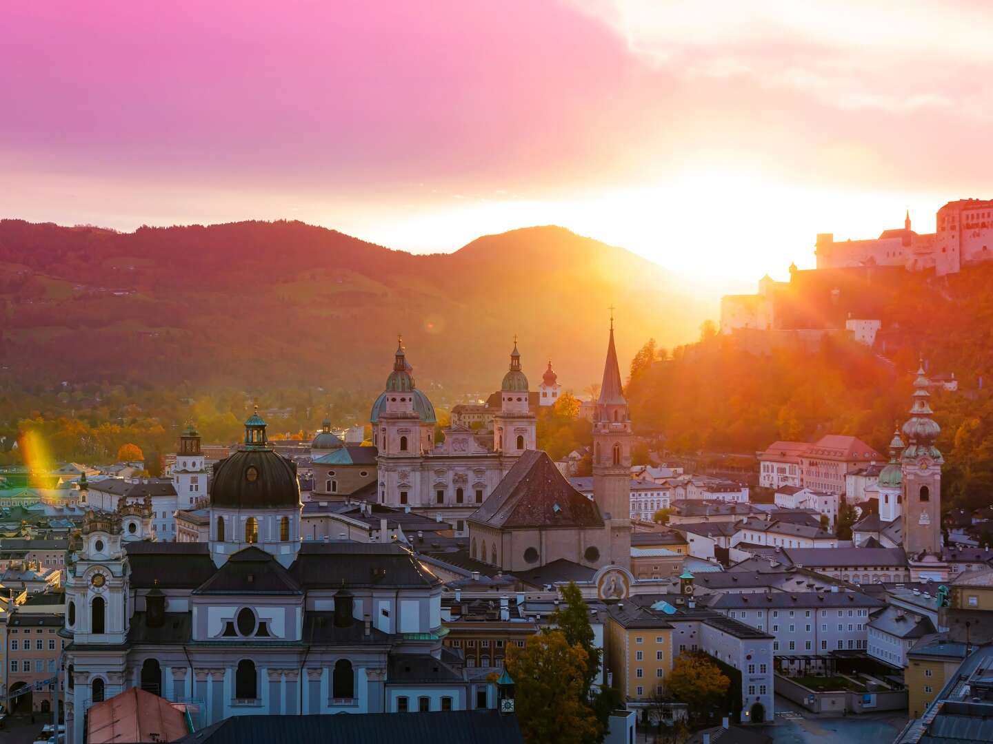 5 Tage Kurzurlaub - Auszeit vom Alltag über Salzburg am Gaisberg mit Pool