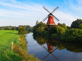 5 Tage Romantischer Urlaub an der Nordsee direkt am Elberadweg   