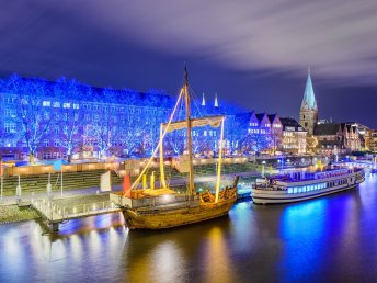 Hygge Citytrip Bremen - 2 Tage an der Weser inkl. Bremen-Card/- Kinder reisen gratis!-