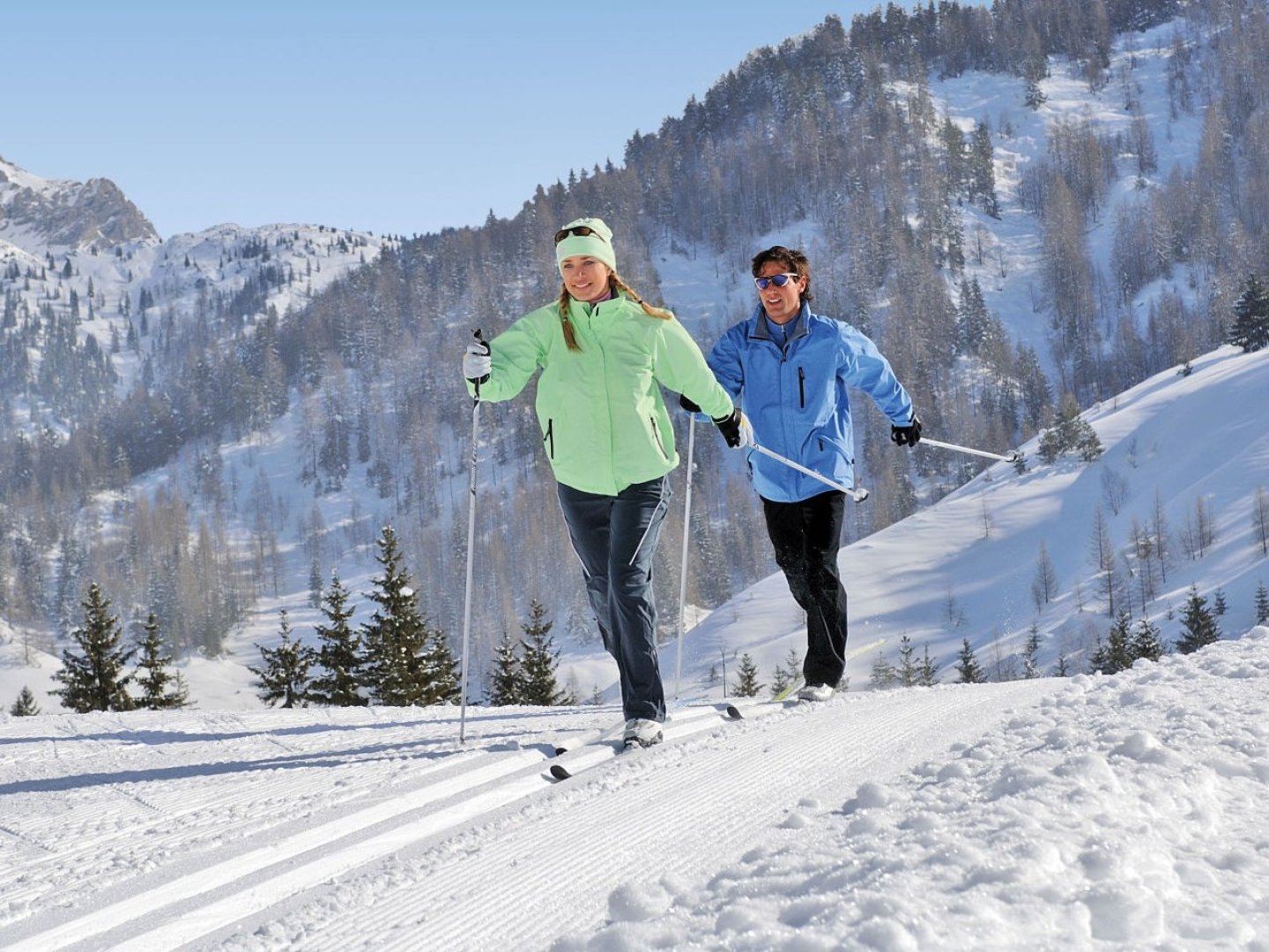 Winterwunderland erleben: Langlaufurlaub in der Eisenerzer Ramsau I 5 Nächte 